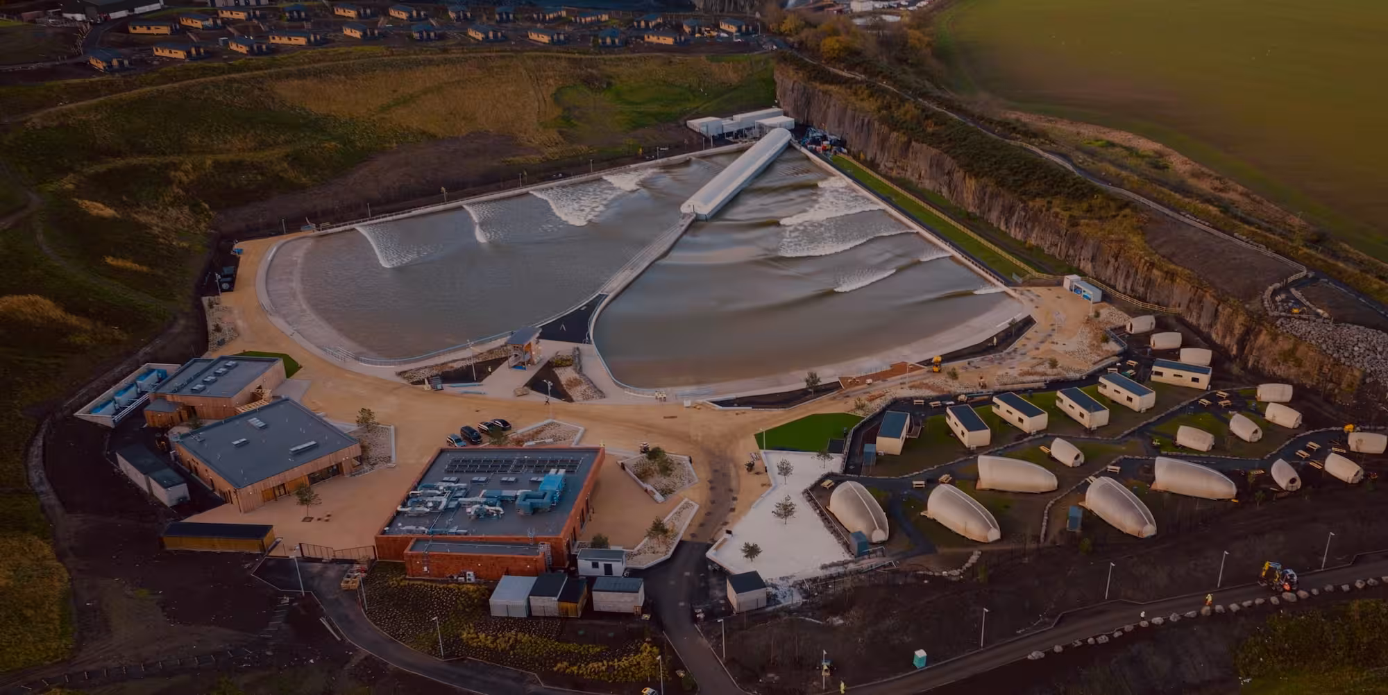 Weekend surf trip to wave pool in Edinburgh
